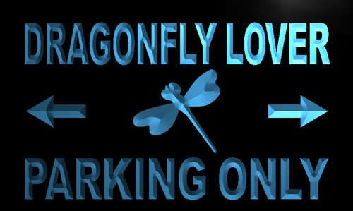 Dragonfly lover Parking Only Neon Light Sign